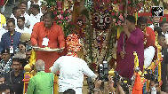 Bhupendra Patel joins Jagannath Rath Yatra in Ahmedabad