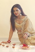 Model turned South Actress Parina Mirza in a special Diwali Photo Shoot