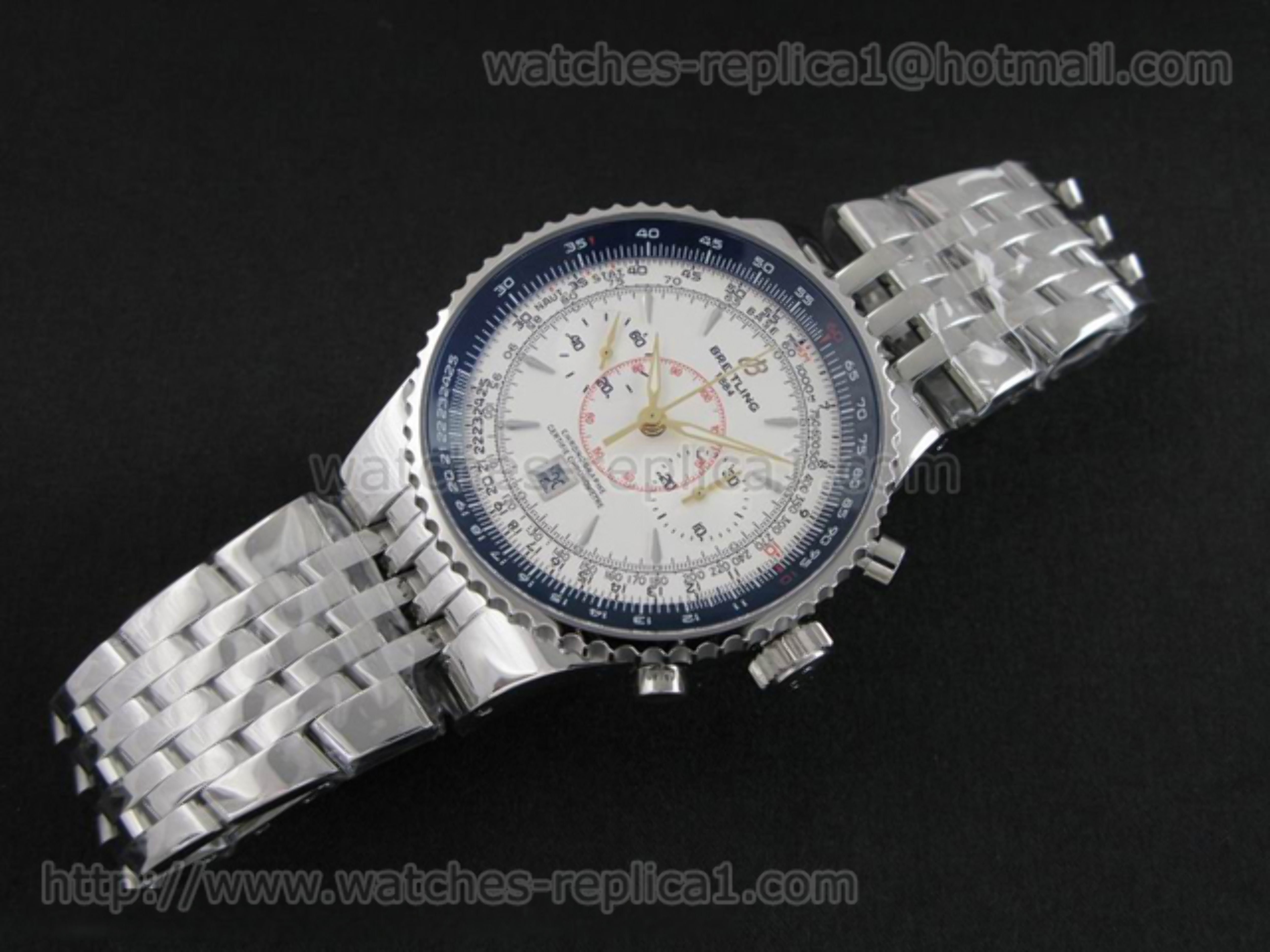 Breitling Montbrillant Legende White Dial with Chronograph Asian