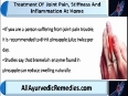 How Should I Treat Joint Pain, Stiffness And Inflammation Naturally At Home 