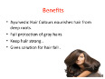 Looking for ayurvedic hair colour cures