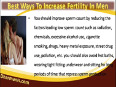 Natural And Best Ways To Increase Fertility In Men