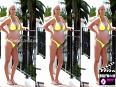 Kendra Wilkinson Shows Off Heavily Pregnant Belly In Two Piece Bikini