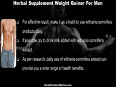 Most effective herbal weight gain supplement for men