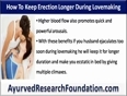 My Husband Ejaculates Too Soon During Lovemaking, How To Keep It Longer 