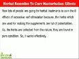Natural Ways To Cure Negative Effects of Over Masturbation