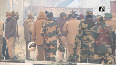 Heavy police deployment at Tikri, Singhu borders