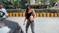 Dhanashree spotted in Bandra in casual chic look