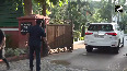 UP CM Yogi arrives at Union Minister JP Naddas residence