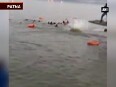 Watch Drowning people rescued as boat capsizes in Ganga