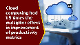 Cloud computing driving productivity, profitability of SMBs