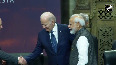 WATCH: Joe Biden walks up to PM Modi at G20 