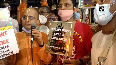 Watch ISKCON Kolkata sings Bhajan, protests outside Bangladesh Deputy High Commission