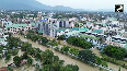 Aerial footage shows scale of flood devastation in Imphal