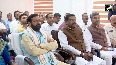 Haryana CM Nayab Sahni listens to PM Modi s monthly radio programme Mann Ki Baat in Panchkula