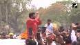 Actor and independent candidate from Karakat LS seat Pawan Singh holds roadshow in Bihar s Rohtas