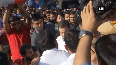 SSC paper leak Rahul Gandhi visits protesting students