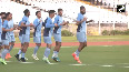 India gears up for FIFA World Cup Qualifier against Kuwait; holds practice session at Salt Lake Stadium