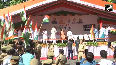 UP CM Yogi Adityanath participates in Bharat Shaurya Tiranga Yatra with other BJP leaders