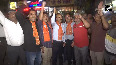 LS Polls BJP workers celebrate in Ahmedabad after Home Minister Amit Shahs name announced as candidate