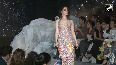 Tamannaah Bhatia did ramp walk wearing heavy embroidery bodycon dress