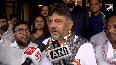 Under BJP regime Karnataka Dy CM DK Shivakumar blames BJP for Bengaluru road potholes