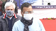 Delhi CM Arvind Kejriwal flags off 100 AC CNG Buses