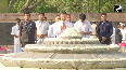 Sonia, Rahul, Kharge pay homage to Rajiv Gandhi 