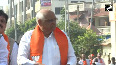 Gujarat CM Bhupendra Patel holds roadshow in Mehsana