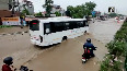 Heavy rain causes waterlogging, disrupts traffic in Gurugram