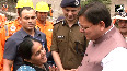 Heartfelt Gesture! Woman tears her 'Dupatta' to tie Rakhi on CM Dhami's wrist