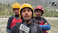 VO PKG Kullu People from Sikkim and Himachal Pradesh are being trained in rafting at the River Rafting Centre