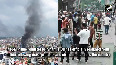 Drone Captures Massive Gen Z Protests Smoke Billowing at Nepal Parliament After PM Oli Resign