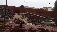 Karnataka Wall of Engineering College collapses due to continuous rain