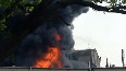 Massive fire breaks out at chemical factory in Thane