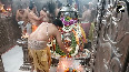 Devotees gather at Mahakaal Temple in Ujjain performed with special prayers for world peace