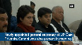 WATCH: Priyanka Gandhi attends her first official meeting 