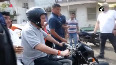 U'khand CM showcases his bike riding skills in Champawat