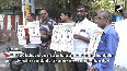 Karnataka based political party holds protest against JD(S) MP Prajwal Revanna in Bengaluru