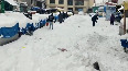 Kargil witnesses heavy snowfall