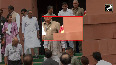 Crossing Aisles with a Nod: Rajnath's Moment with Priyanka Gandhi Goes Viral