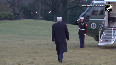 US President Trump departs White House, en route to Mar-A-Lago