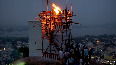 Tamil Nadu Devotees light Mahadeepam on Karthika Deepam in Madurai