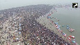 Over 3 crore devotees take holy dip in Sangam on Makar Sankranti