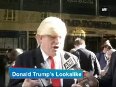 Watch Donald Trump cheered by his lookalike outside Trump towers