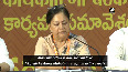 Vasundhara Raje briefs on key points discussed in national office bearers meeting in Hyderabad