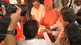 Rahul Gandhi offers prayers at K'taka's Sree Siddaganga Mutt