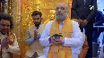 UP Polls Amit Shah offers prayers at Kashi Vishwanath Temple in Varanasi