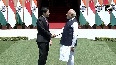 PM Modi welcomes Singapore PM Lawrence Wong at Hyderabad House