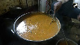 Breakfast being prepared for stranded workers in Silkyara tunnel